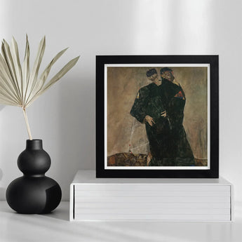 Hermits - Egon Schiele Art Print / Canvas, Two Men, Gustav Klimt, Prints