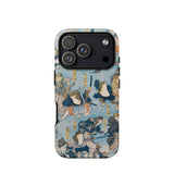 Heroes of the Kabuki Stage Played by Frogs - Utagawa Kuniyoshi Phone Case Iphone 17 Pro / Matte Iphone 12 Pro Max Case Japanese Woodblock