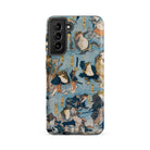 Heroes of the Kabuki Stage Played by Frogs Utagawa Kuniyoshi Samsung Case, Galaxy S21 Fe / Matte, Smartphone Case Historical Japanese Art