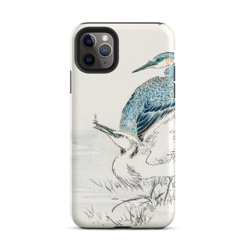 Heron and Egret - Numata Kashu Bird Art Iphone Case, 11 Pro Max / Matte, Bird-themed Smartphone Case