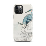 Heron and Egret - Numata Kashu Bird Art Iphone Case, 12 Pro Max / Matte, Bird-themed Phone Case