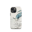 Heron and Egret Numata Kashu Bird Art Iphone Case, 13 Mini / Matte, Bird Themed Phone Case