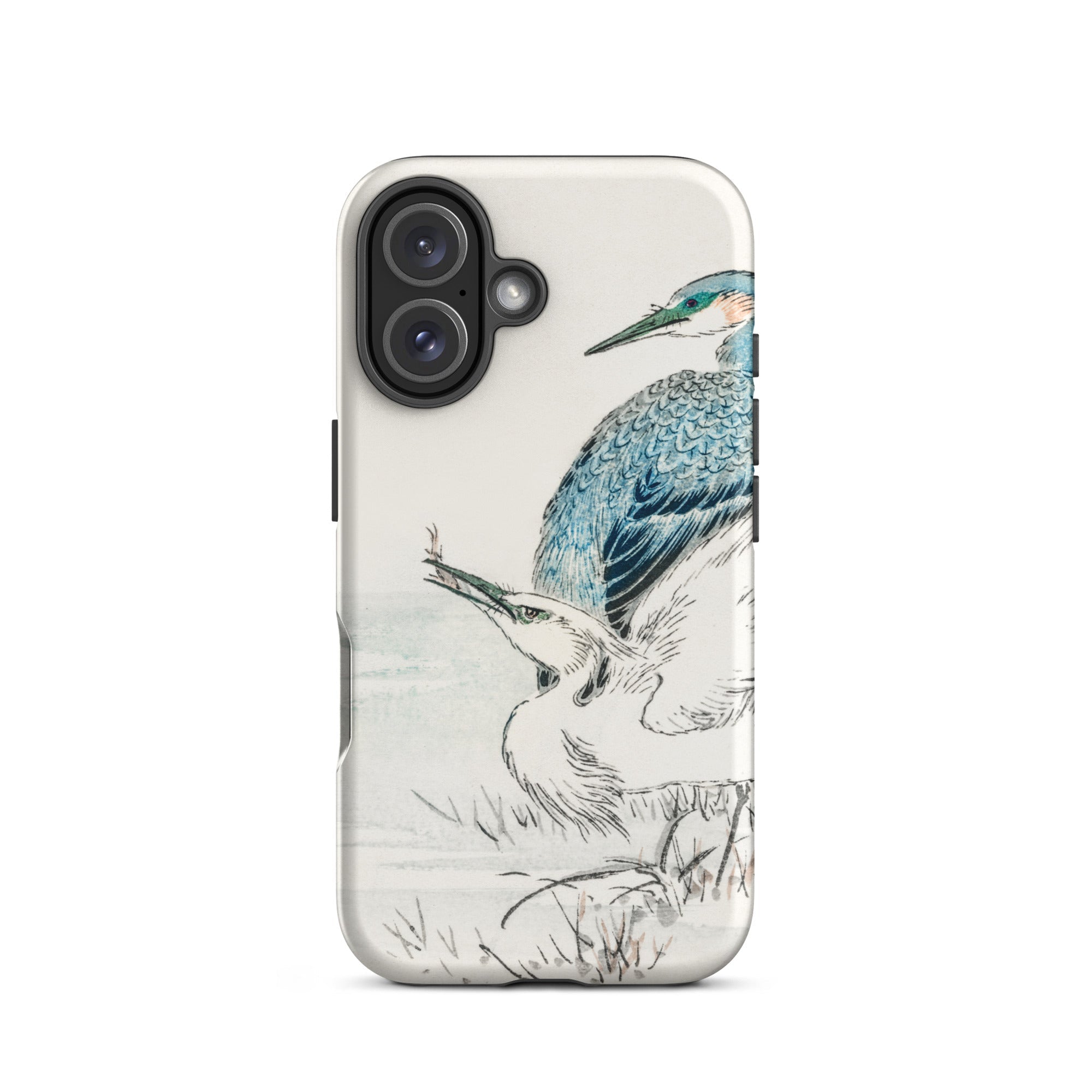 Heron and Egret Numata Kashu Bird Art Iphone Case, 16 / Matte, Bird Themed Phone Case