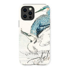 Heron and Egret - Numata Kashu Bird Art Iphone Case 13 Pro / Matte Mobile Phone Cases