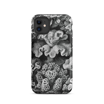 Hexacoralla Six-rayed Star Corals - Ernst Haeckel Iphone Case, 11 / Matte, Coral-patterned Phone Case
