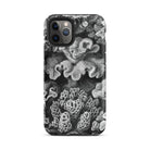 Hexacoralla Six Rayed Star Corals Ernst Haeckel Iphone Case, 11 Pro / Matte, Black White Coral Patterned Phone Case