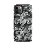 Hexacoralla Six-rayed Star Corals - Ernst Haeckel Iphone Case, 11 Pro / Matte, Black White Coral-patterned Phone Case