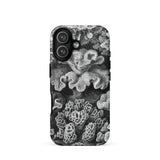 Hexacoralla Six-rayed Star Corals - Ernst Haeckel Phone Case Iphone 17 / Matte Iphone 12 Case Coral Design Black White Ernst Haeckel,