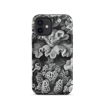 Hexacoralla Six-rayed Star Corals - Ernst Haeckel Phone Case Iphone 12 / Matte Coral-patterned Phone Case Ernst Haeckel, Sixfold Symmetry