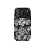 Hexacoralla Six-rayed Star Corals - Ernst Haeckel Phone Case Iphone 17 Pro / Matte Black Coral-patterned Phone Case Three Camera Lenses