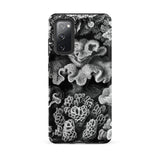 Hexacoralla Six-rayed Star Corals - Ernst Haeckel Samsung Case, Galaxy S20 Fe / Matte, Black White Phone Case Coral Pattern