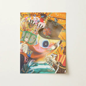 Hey Good Looking - Surreal Carnival Collage Art Print, 12x16’’ / 31x41cm / Unframed / no Border, Posters Prints & Visual Artwork, Toby Leon