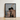 Black-framed Artwork Two Shirtless Men Beach Scene Rendered Gay Hookup Art Print, Surf Spits Foam, Faces Drift Nearer