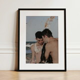 High Tide - Gay Hookup Art Print / Canvas, Gay Hookup Art Print, Surf Spits Foam, Faces Drift Nearer