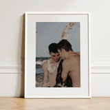 High Tide - Gay Hookup Art Print / Canvas, Gay Hookup Art Print, Surf Spits Foam, Faces Drift Nearer