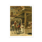 Hindu Merchants Edwin Lord Weeks Art Print, 24x32’’ / 61x81cm / Unframed, Orientalist Street Scene
