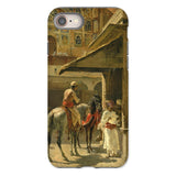 Hindu Merchants - Edwin Lord Weeks Iphone Case, 8 / Matte, Phone Case Classical Painting Riders Horses Ornate Middle