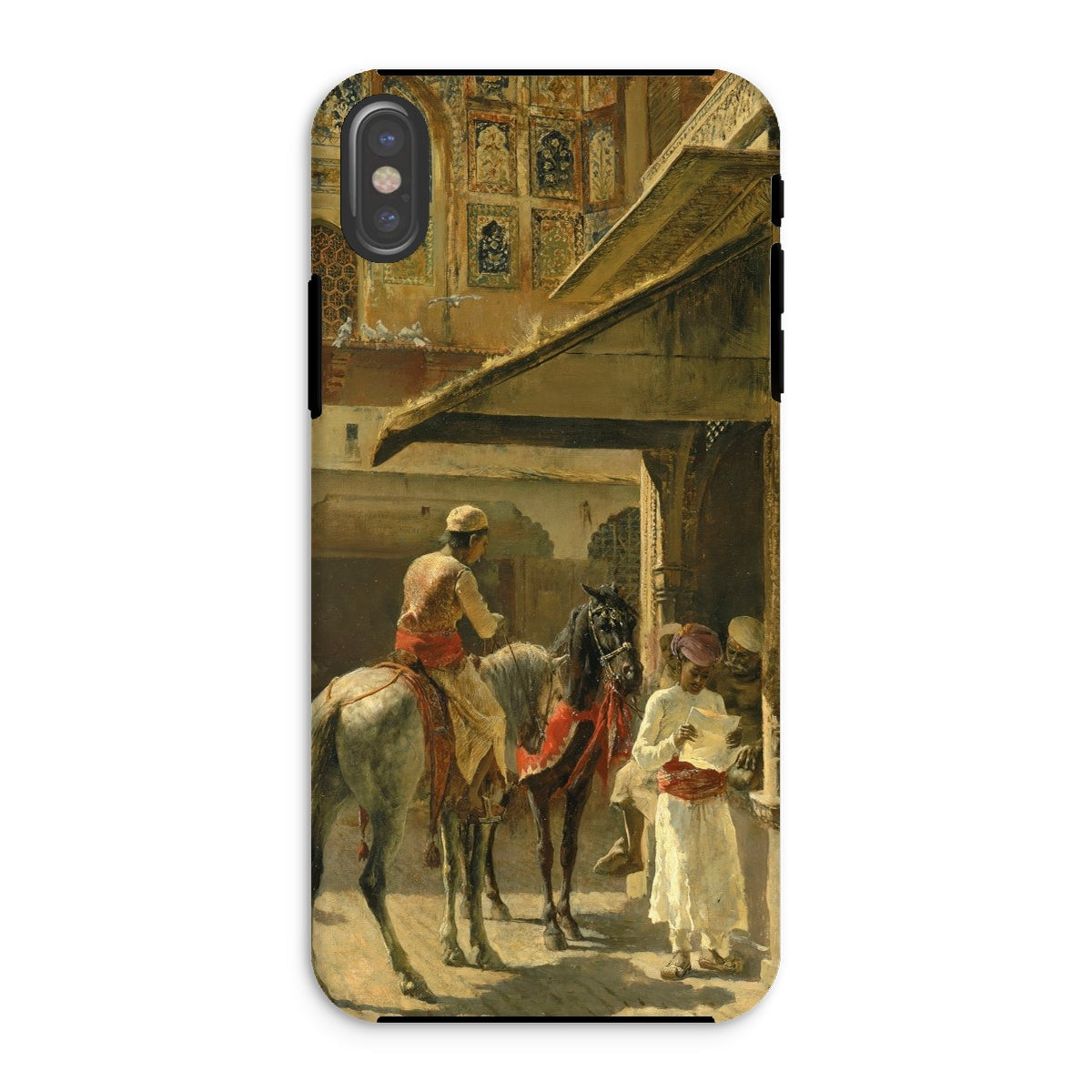 Hindu Merchants Edwin Lord Weeks Iphone Case, Xs / Matte, Phone Case Classical Painting Horses Riders Middle Eastern