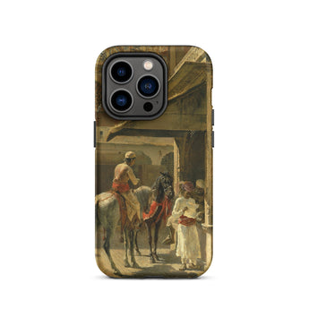 Hindu Merchants - Edwin Lord Weeks Phone Case Iphone 14 Pro / Matte Phone Case Painting Edwin Lord Weeks, Hindu Merchants, Weeks