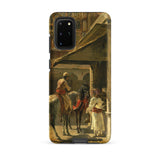 Hindu Merchants - Edwin Lord Weeks Phone Case Samsung Galaxy S20 Plus / Matte Phone Case Detailed Oil Painting Two Men Horses Edwin Lord