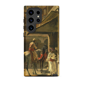 Hindu Merchants - Edwin Lord Weeks Phone Case Samsung Galaxy S24 Ultra / Matte Phone Case Detailed Vintage-style Painting Two Figures