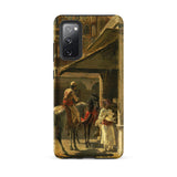 Hindu Merchants - Edwin Lord Weeks Samsung Case, Galaxy S20 Fe / Matte, Smartphone Case Classical Painting People Horses Architectural