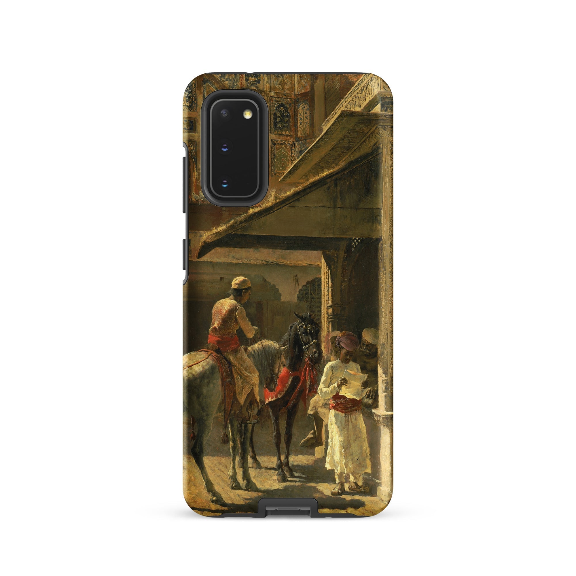 Hindu Merchants - Edwin Lord Weeks Samsung Case, Galaxy S20 / Matte, Smartphone Case Classical Painting Equestrian Scene
