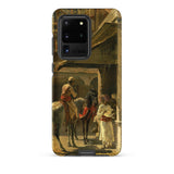 Hindu Merchants - Edwin Lord Weeks Samsung Case, Galaxy S20 Ultra / Matte, Phone Case Orientalist Painting Figures Horses Archway