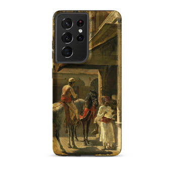 Hindu Merchants - Edwin Lord Weeks Samsung Case, Galaxy S21 Ultra / Matte, Samsung Galaxy S21 Ultra Phone Case Orientalist Painting