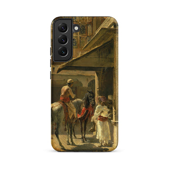 Hindu Merchants - Edwin Lord Weeks Samsung Case, Galaxy S22 Plus / Matte, Smartphone Case Classical Painting Equestrian Scene