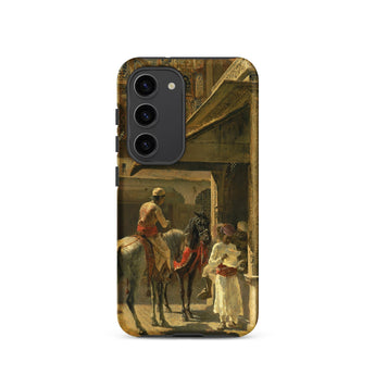 Hindu Merchants - Edwin Lord Weeks Samsung Case, Galaxy S23 / Matte, Smartphone Case Classical Painting People Horses