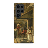Hindu Merchants - Edwin Lord Weeks Samsung Case, Galaxy S23 Ultra / Matte, Smartphone Case Classical Painting Indian Scene