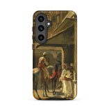 Hindu Merchants - Edwin Lord Weeks Samsung Case, Galaxy S24 Plus / Matte, Smartphone Case Orientalist Painting