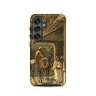 Hindu Merchants - Edwin Lord Weeks Samsung Case, Galaxy S25 / Matte, Smartphone Case Classical Painting Indian Scene Figures Horses