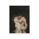 Hold Tight Ancient Gay Fantasy Art Print, 18x24’’ / 46x61cm / Unframed, Male Figures