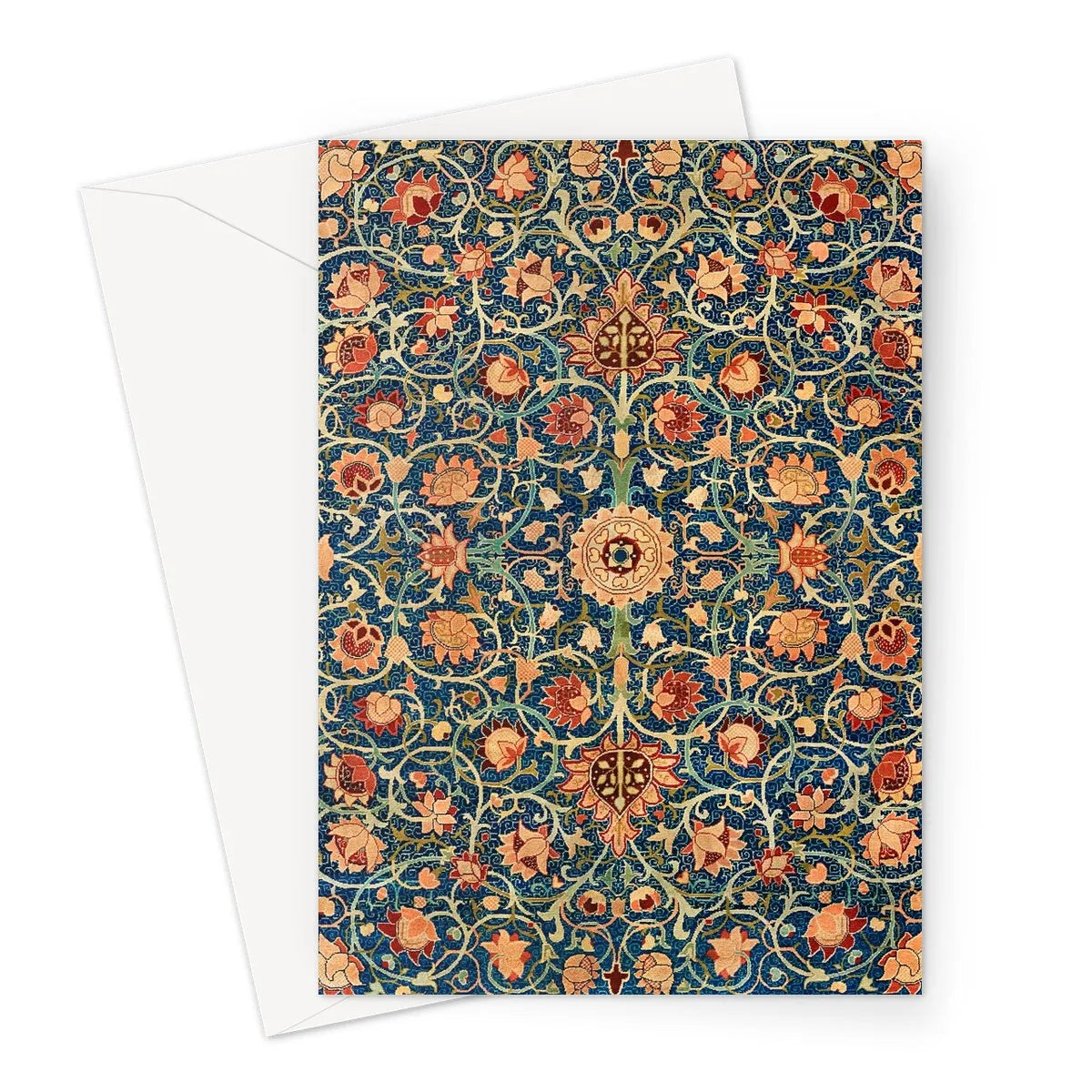 Holland Park Carpet By William Morris Greeting Card - A5 Portrait / 1 Card - Greeting & Note Cards - Aesthetic Art