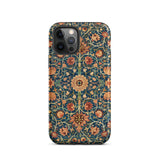 Holland Park Carpet - William Morris Iphone Case 12 Pro / Matte Floral Patterned Phone Pattern, Morris’s Horticultural Splendor, Mobile