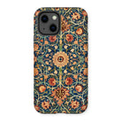 Holland Park Carpet - William Morris Iphone Case, 13 / Matte, Ornate Floral Patterned Phone Case Intricate Designs Blue