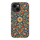 Holland Park Carpet - William Morris Iphone Case, 14 Plus / Matte, Ornate Floral Patterned Phone Case Intricate Designs Blue