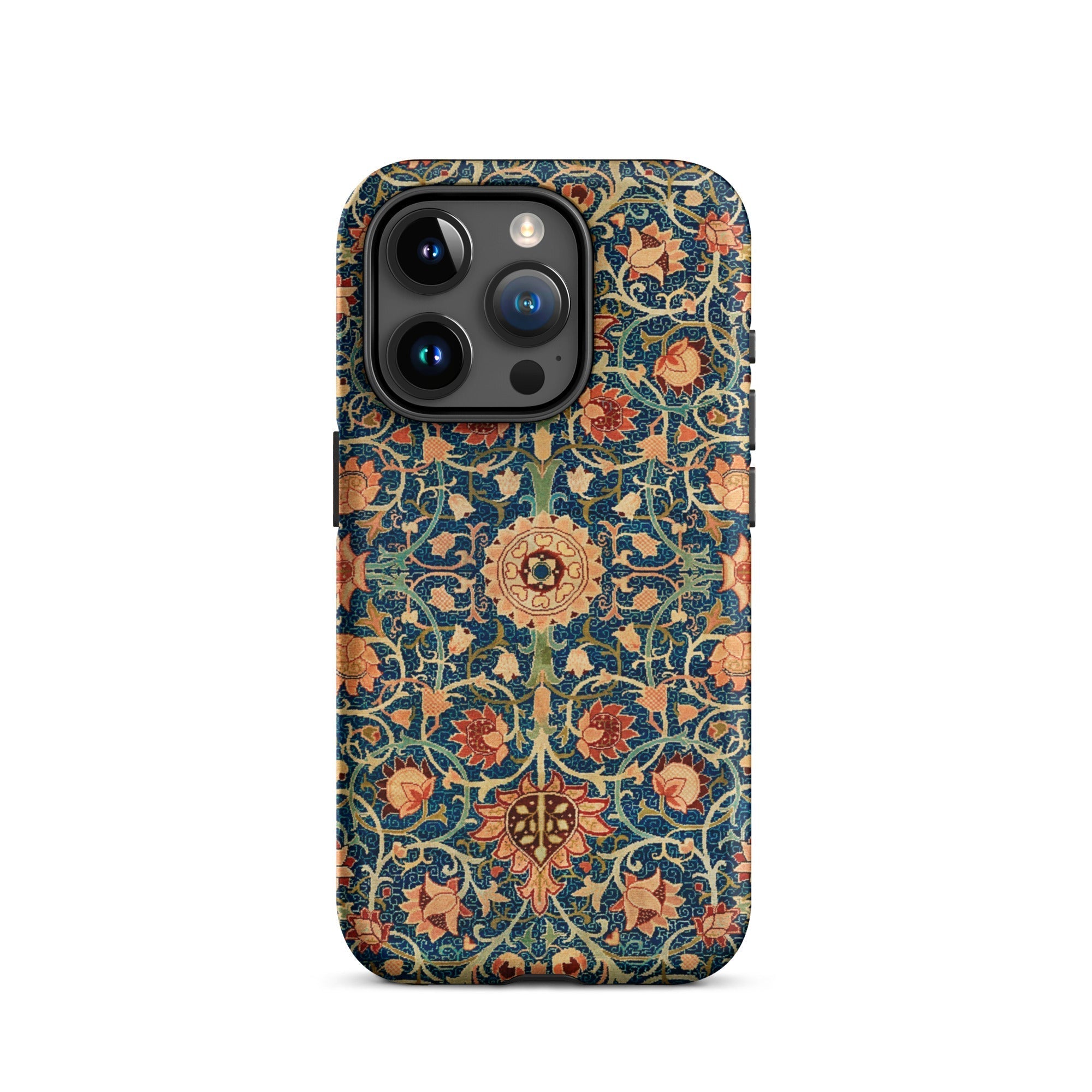 Holland Park Carpet William Morris Iphone Case, 15 Pro / Matte, Floral Patterned Phone Case