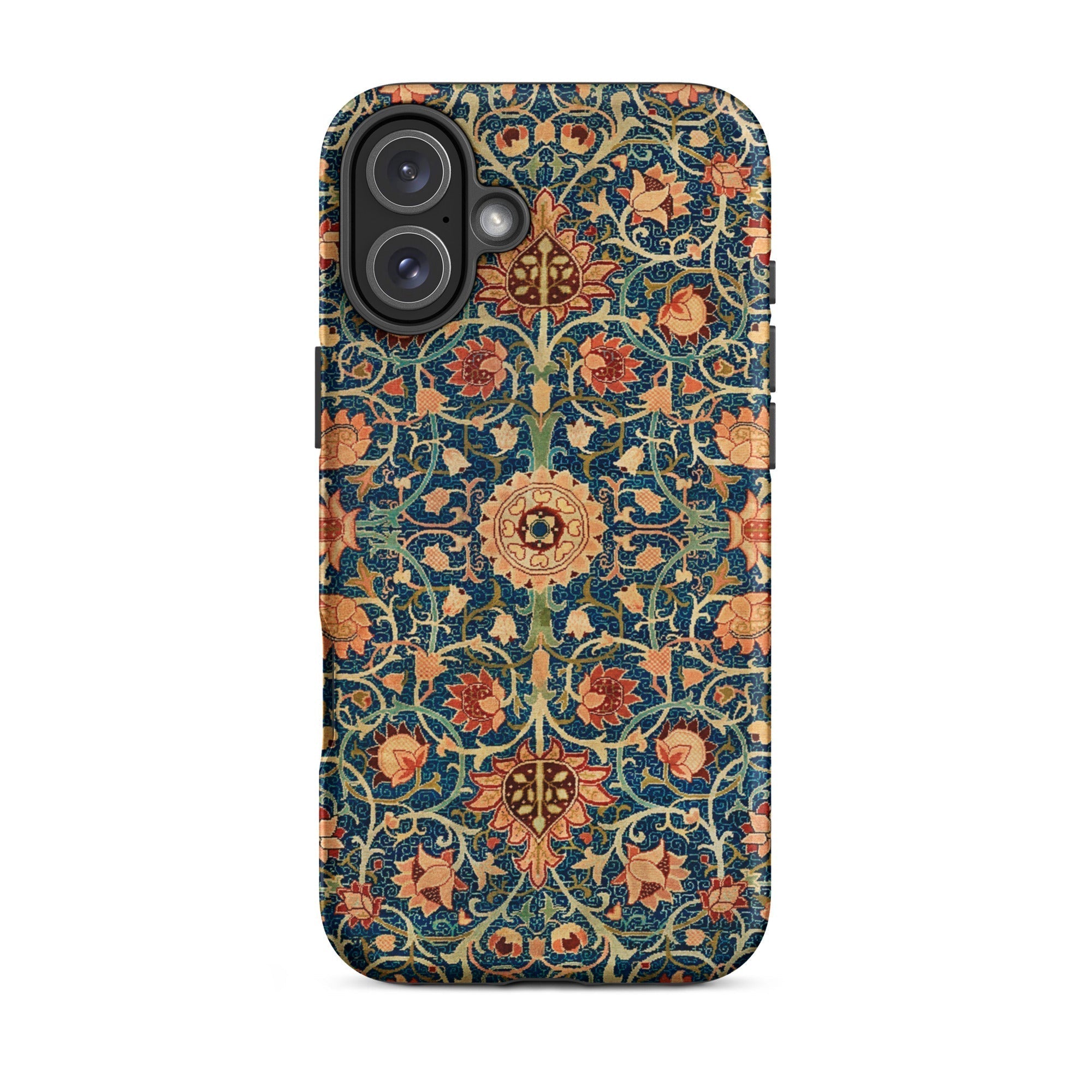 Holland Park Carpet - William Morris Iphone Case, 16 Plus / Tough Phone, Floral Patterned Phone Case