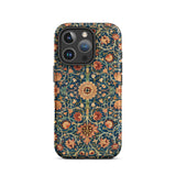 Holland Park Carpet - William Morris Iphone Case 16 Pro / Matte Floral Patterned Phone Pattern, Morris’s Horticultural Splendor, Mobile