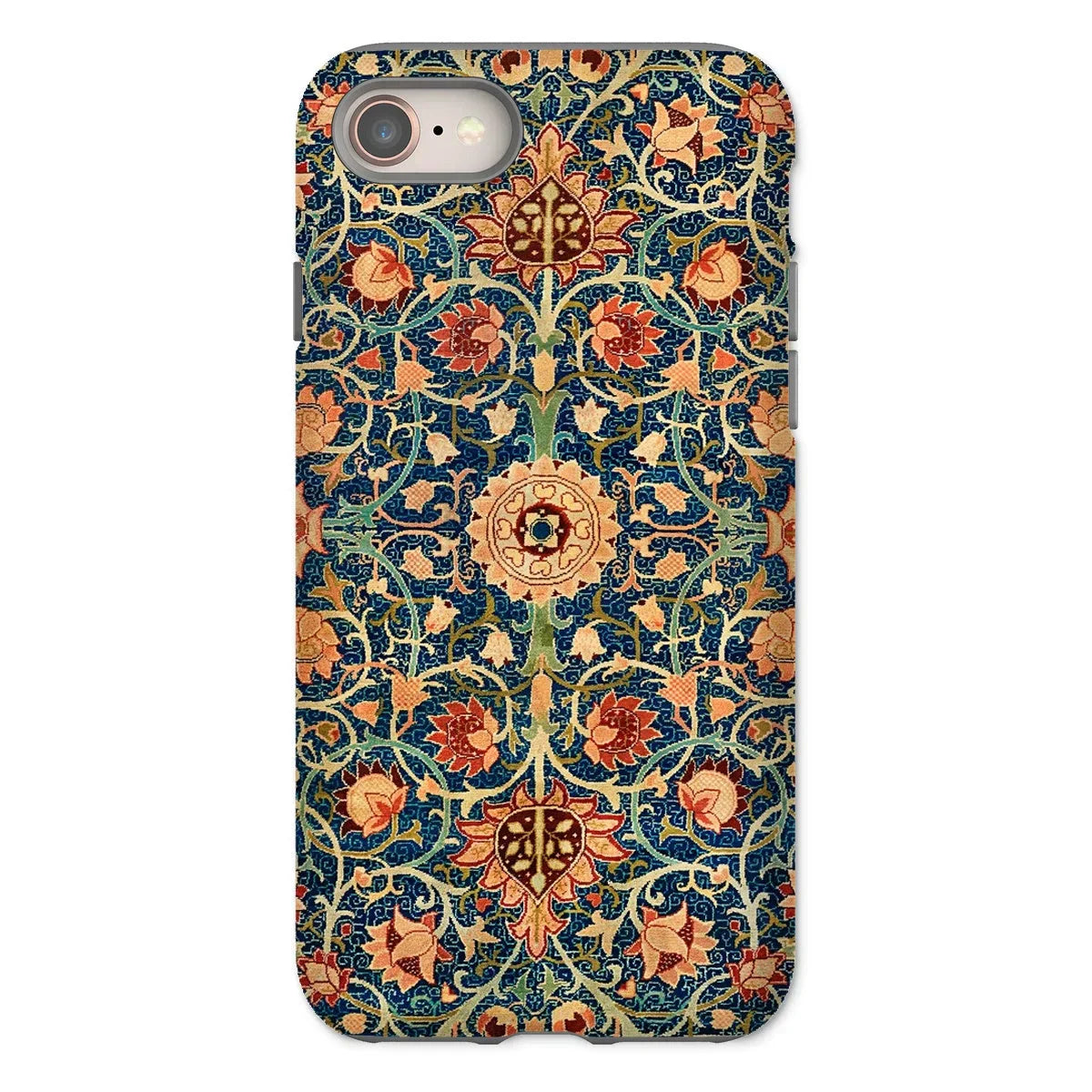 Holland Park Carpet - William Morris Iphone Case, 8 / Matte, Ornate Floral Patterned Phone Case Intricate Islamic-style Design