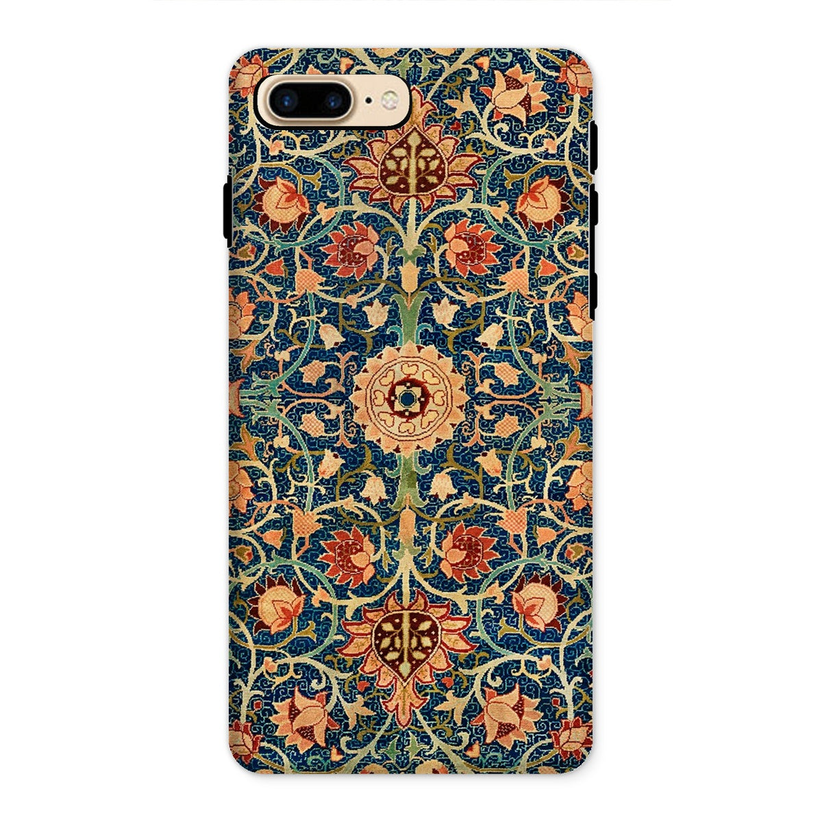 Holland Park Carpet William Morris Iphone Case, 8 Plus / Matte, Ornate Floral Patterned Phone Case Intricate Middle Eastern