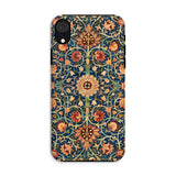 Holland Park Carpet - William Morris Iphone Case, Xr / Matte, Ornate Floral Patterned Phone Case Intricate Designs Rich