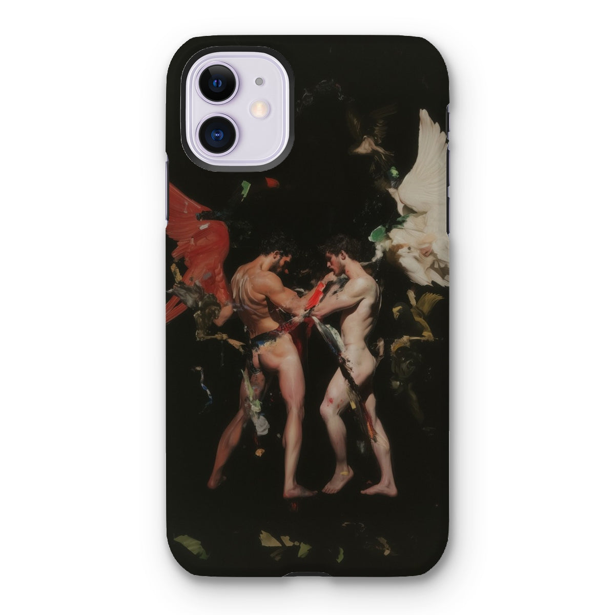 Holy Hell - Neoclassical Gay Mythology Iphone Case, 11 / Matte, Iphone Case Classical Painting