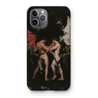 Holy Hell - Neoclassical Gay Mythology Iphone Case, 11 Pro / Matte, Phone Case Painting Two Nude Men