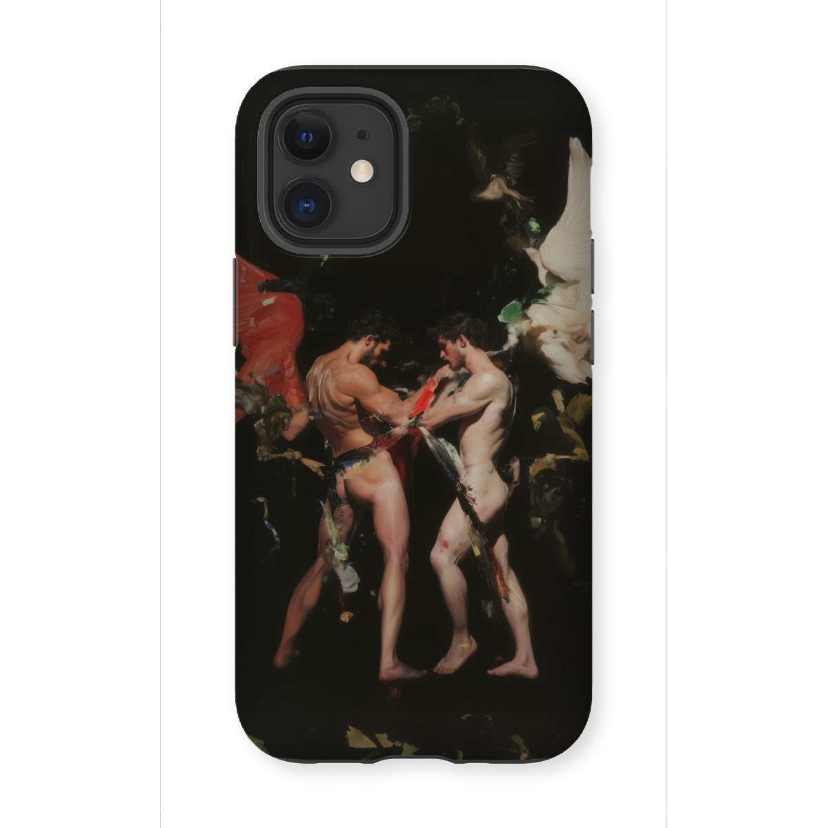 Holy Hell - Neoclassical Gay Mythology Iphone Case, 12 Mini / Matte, Phone Case Classical Painting