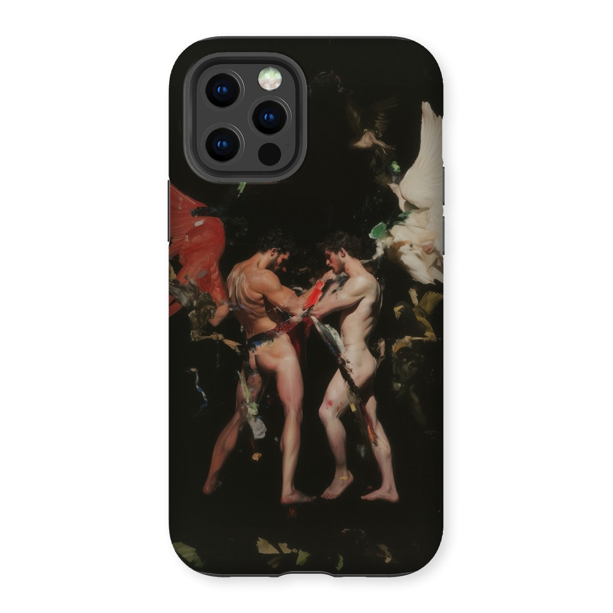 Holy Hell - Neoclassical Gay Mythology Iphone Case, 12 Pro / Matte, Phone Case Classical Painting