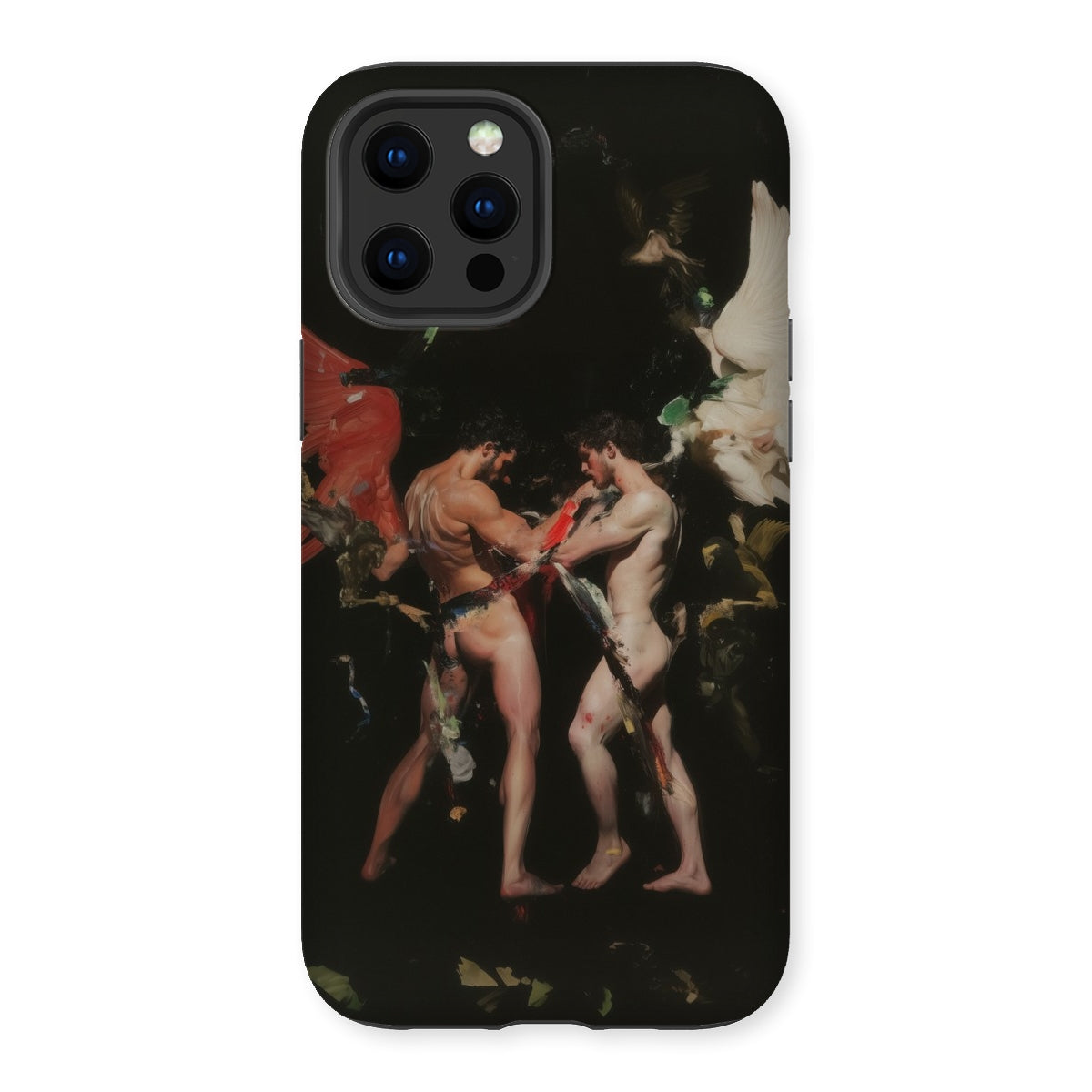 Holy Hell - Neoclassical Gay Mythology Iphone Case, 12 Pro Max / Matte, Phone Case Classical Painting
